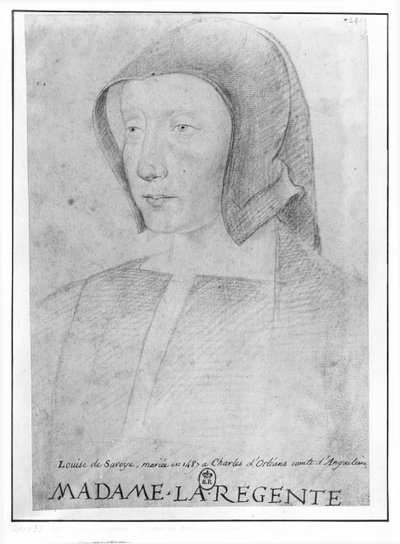 Louise de Savoie by Jean Clouet